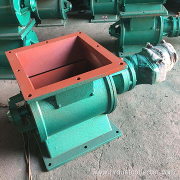 Square or round flanged impeller rotary valve
